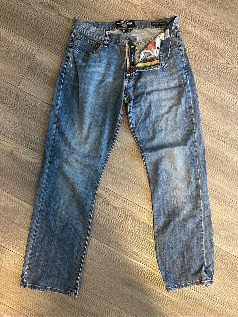 Lucky Brand Men's Medium Blue Straight Jeans 32x32